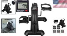 Load image into Gallery viewer, Portable Under Desk Bike Pedal Exerciser with Adjustable Resistance &amp; LCD Screen