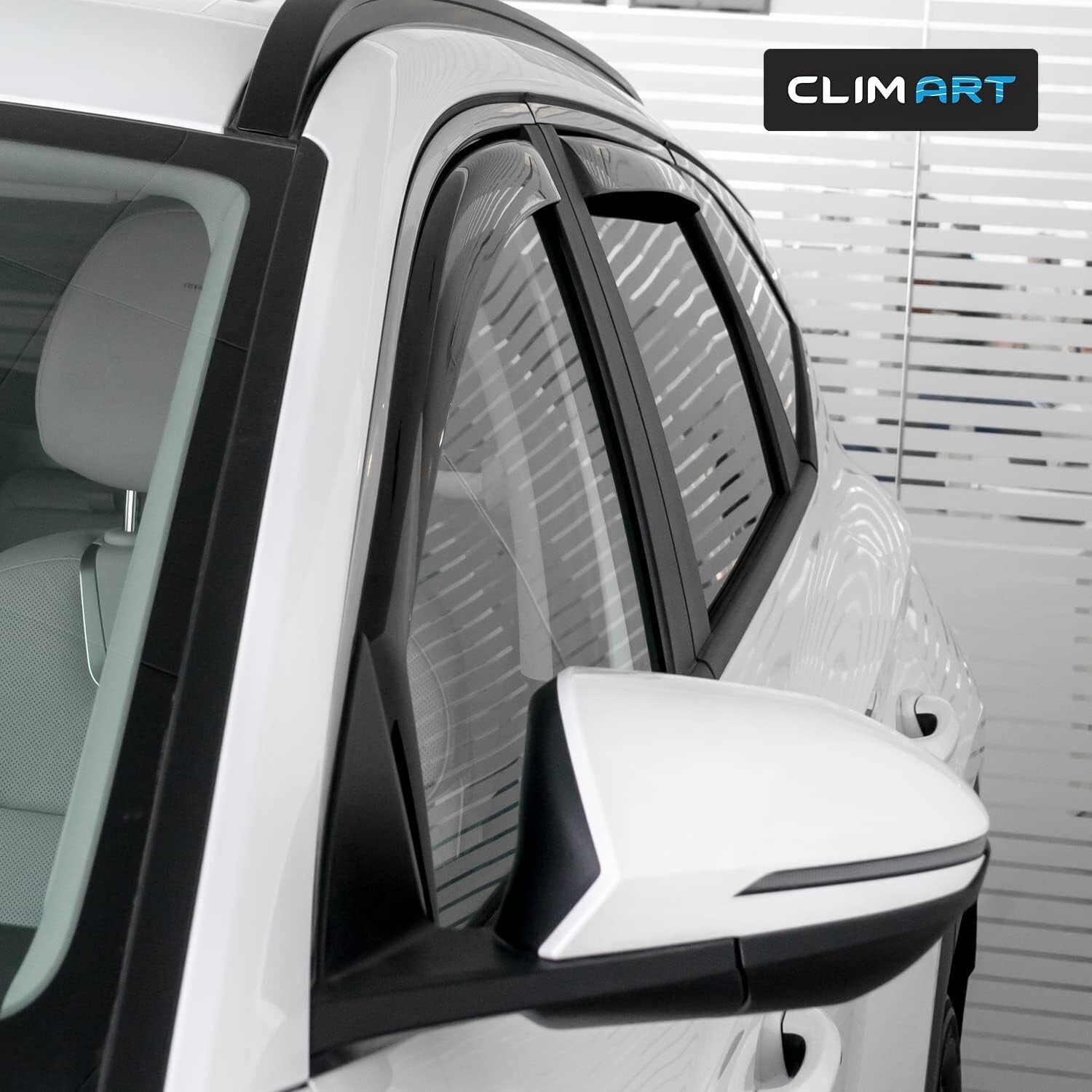 Comfortable Driving with Dark Smoke Vent Deflectors for Hyundai Tucson 2022-2025