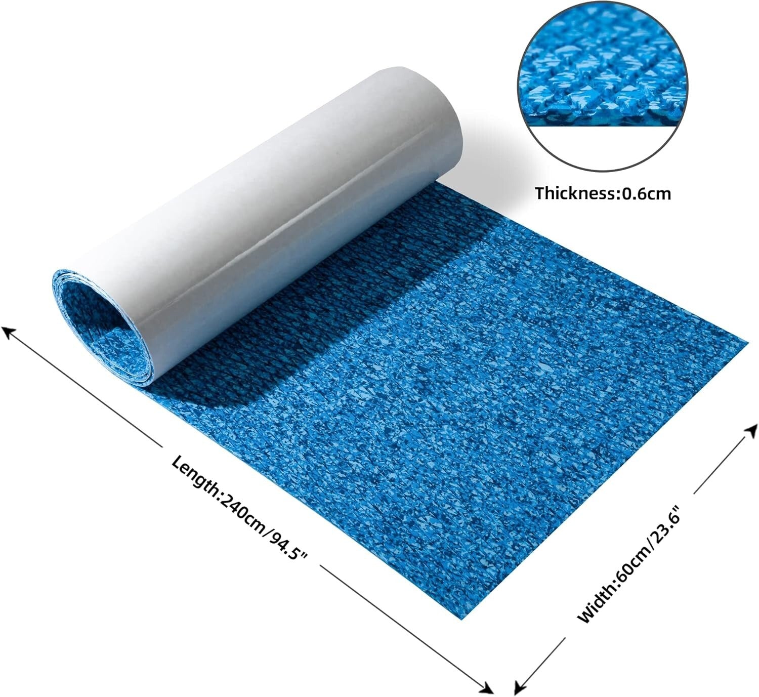 Elegant Camo Lake EVA Foam Marine Flooring - Easy Cut & Install 94.5"x 23.6"