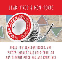Load image into Gallery viewer, Compact Lead-Free Solder Wire Spool - Ideal for Stained Glass &amp; Jewelry Crafting