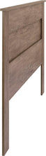 Load image into Gallery viewer, Stylish Flat Panel King Headboard - Drifted Gray Wood with Easy Mounting System