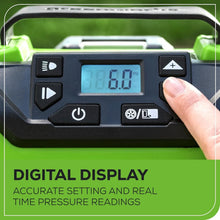 Load image into Gallery viewer, 24V Cordless Tire Inflator: 160 PSI Air Compressor with LED Light &amp; Auto Shut...