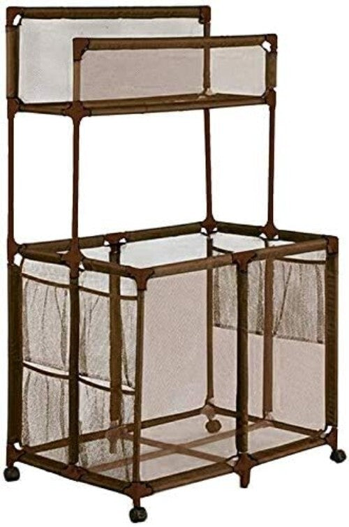 Elegant Mesh Rolling Pool Storage Bin for Noodles, Floats, and More - 12.5 cu ft