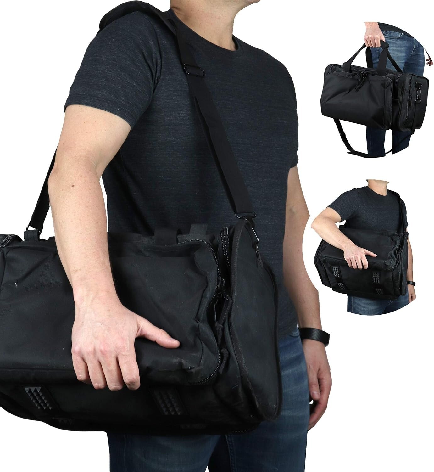 Weather-Resistant Tactical Bag for Shooting, Hunting, and Travel - 600D Nylon