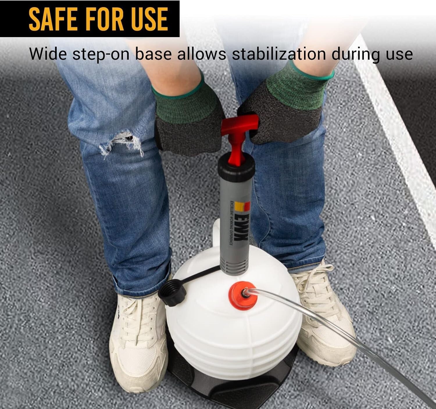 Portable 6L Oil Extractor Pump with Powerful Suction - Ideal for Automotive Use