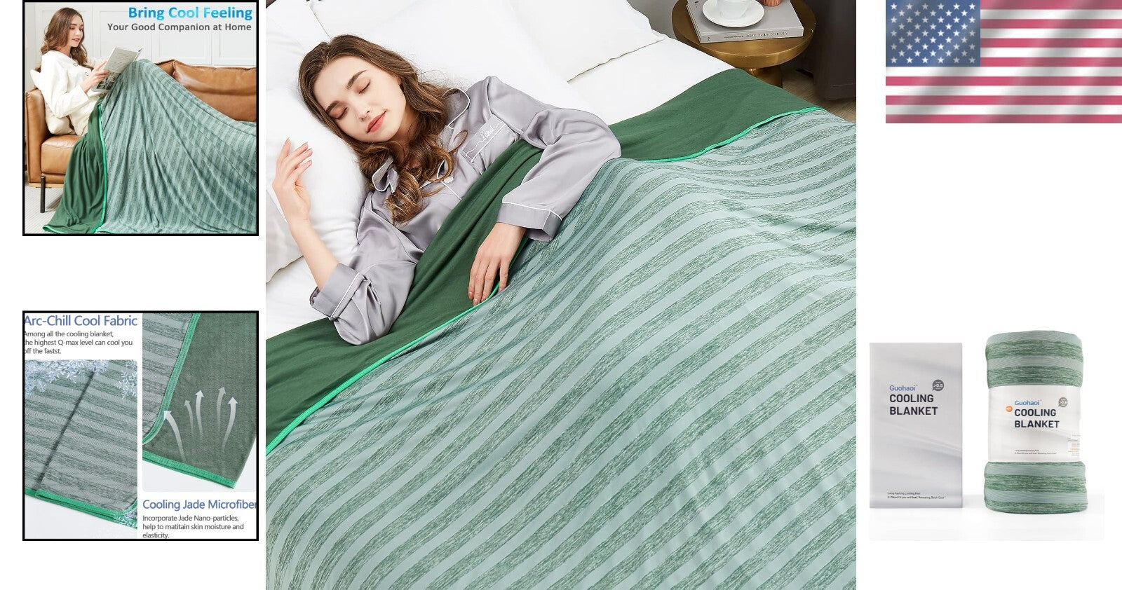 90"x90" Queen Size Cooling Blanket for Hot Sleepers - Ultra Breathable Comfort
