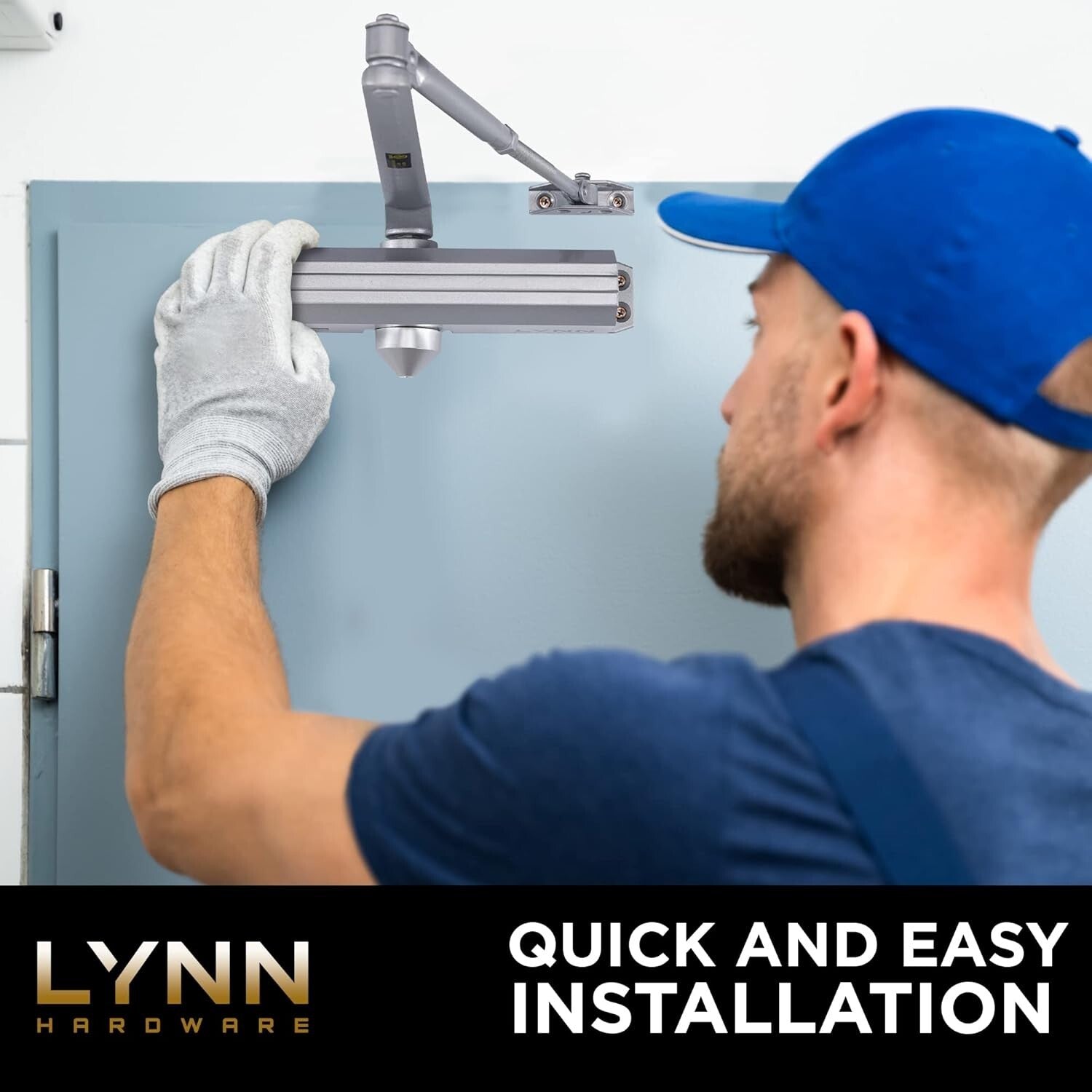 Durable Aluminum Door Closer for High-Traffic Areas - Fire Rated & Adjustable