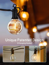 Load image into Gallery viewer, Waterproof 2 Pack Patio Hanging Lights - 30 Ft Warm White LED Globe String