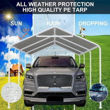 Load image into Gallery viewer, Versatile 10 x 20 Ft Carport Replacement Canopy Cover for All-Weather Use