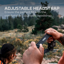 Load image into Gallery viewer, 5-Mode Rechargeable Headlamp with Detachable Magnetic Work Light &amp; 1500 Lumens
