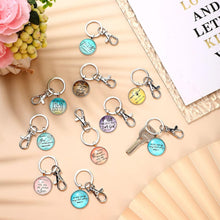 Load image into Gallery viewer, Lightweight Religious Keychains with Bible Verses - Inspirational Gifts in Bulk
