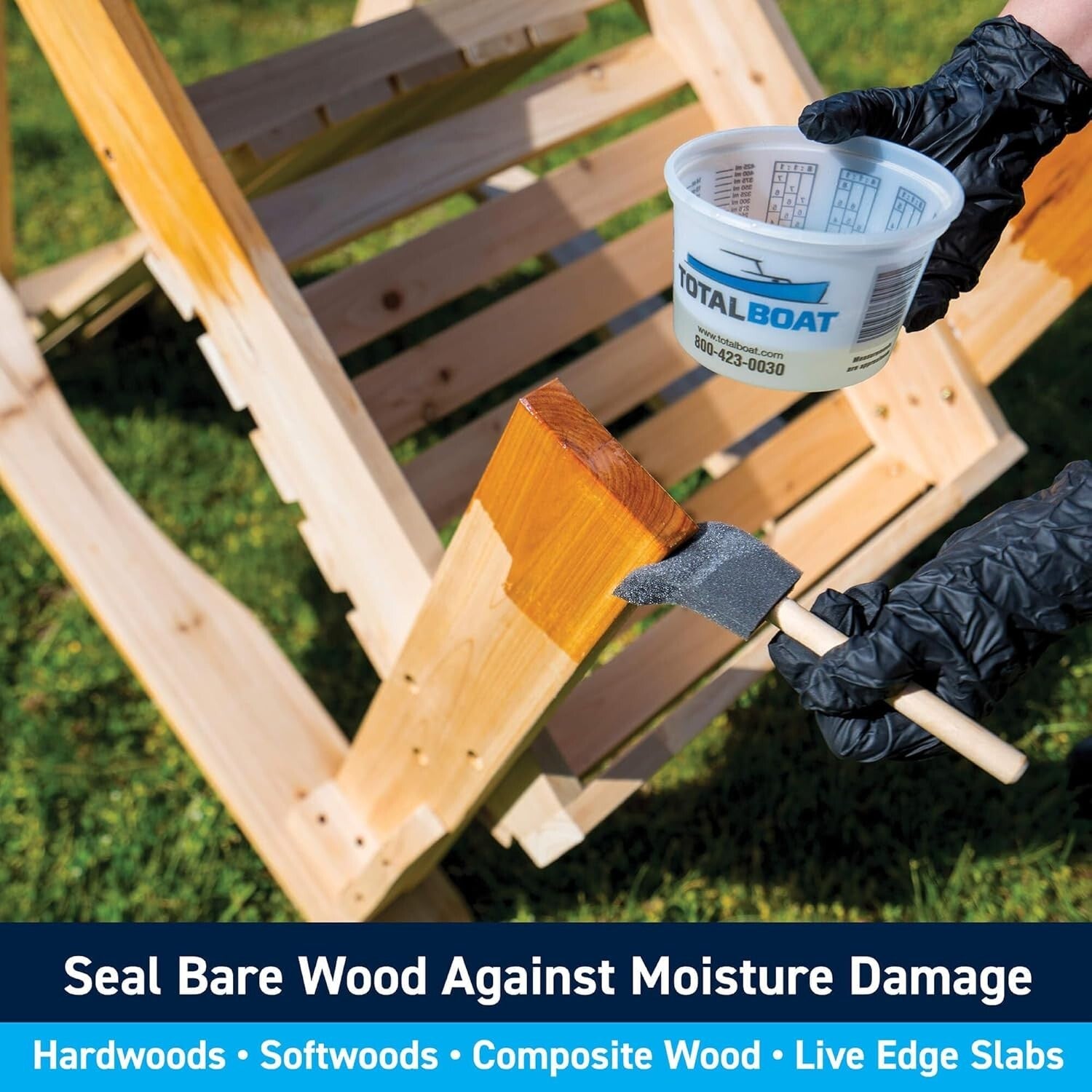 Premium Cold Weather Wood Stabilizer - Clear Epoxy for Rot Repair & Restoration
