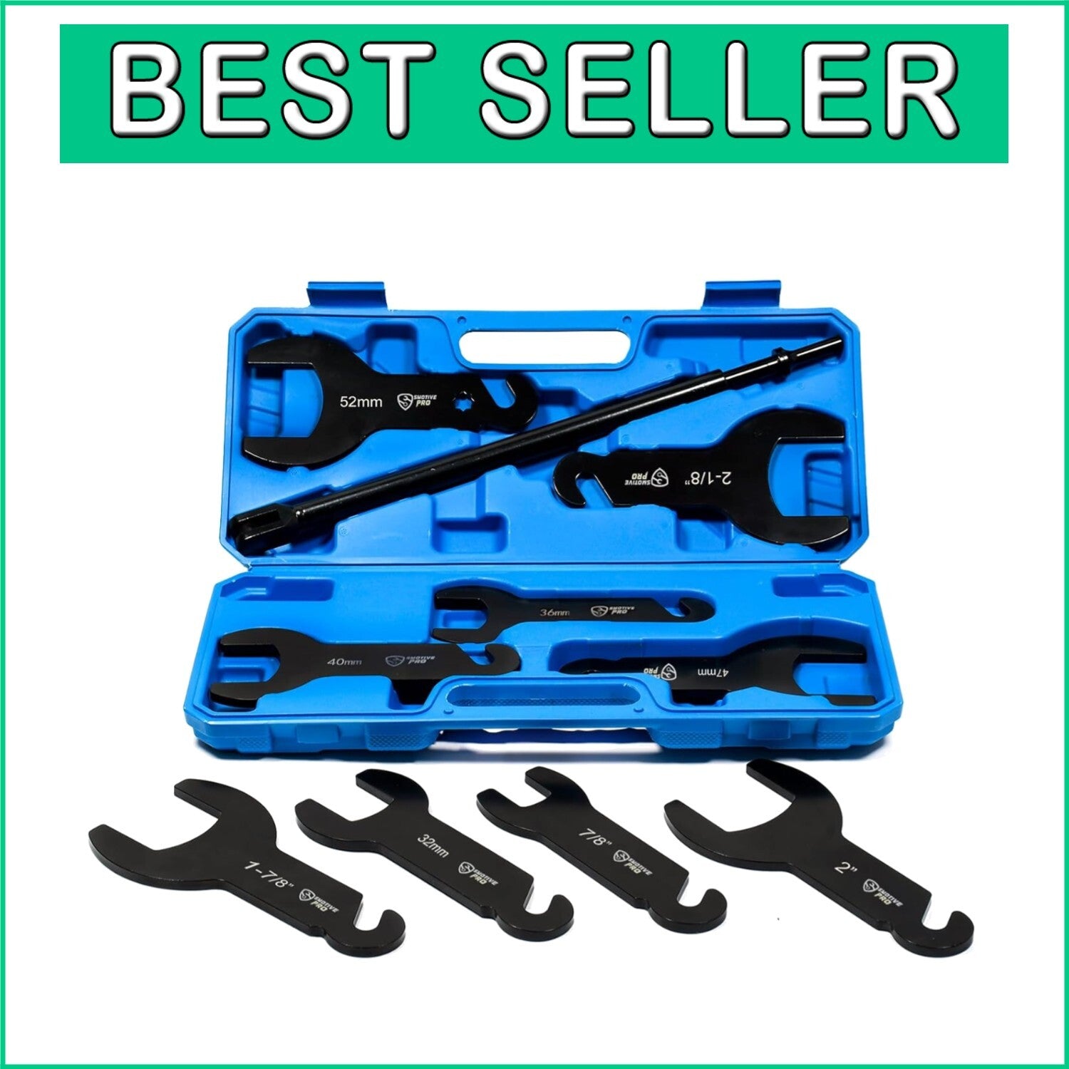 10Pc Pneumatic Fan Clutch Wrench Set for Easy Auto Repairs - Fits Ford, GM, Jeep