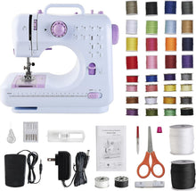 Load image into Gallery viewer, Beginner-Friendly Mini Sewing Machine with Foot Pedal &amp; Stylish Design for Kids