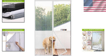 Load image into Gallery viewer, Magnetic Bug Screen Door – Heavy-Duty Mesh 48" x 96" Fits Doors Up to 46" x 94"