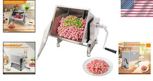 Load image into Gallery viewer, Hakka 30lb Manual Meat Mixer - Stainless Steel Tilt Tank for Effortless Mixing