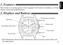 Load image into Gallery viewer, Premium Quartz Men's Watch - Two-Tone Stainless Steel, Water-Resistant &amp; Durable
