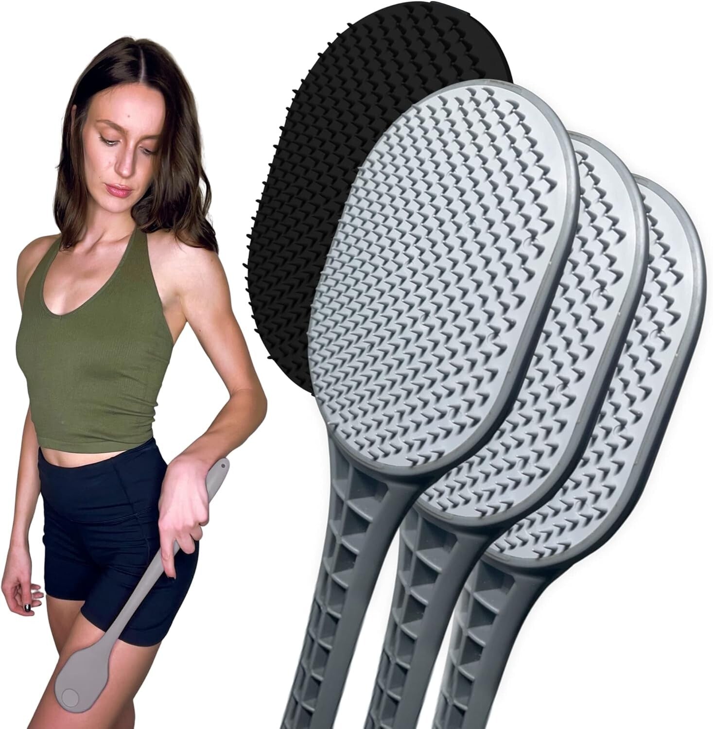 Versatile Back Scratcher & Exfoliator with 368 Contact Points – Relaxation Aid