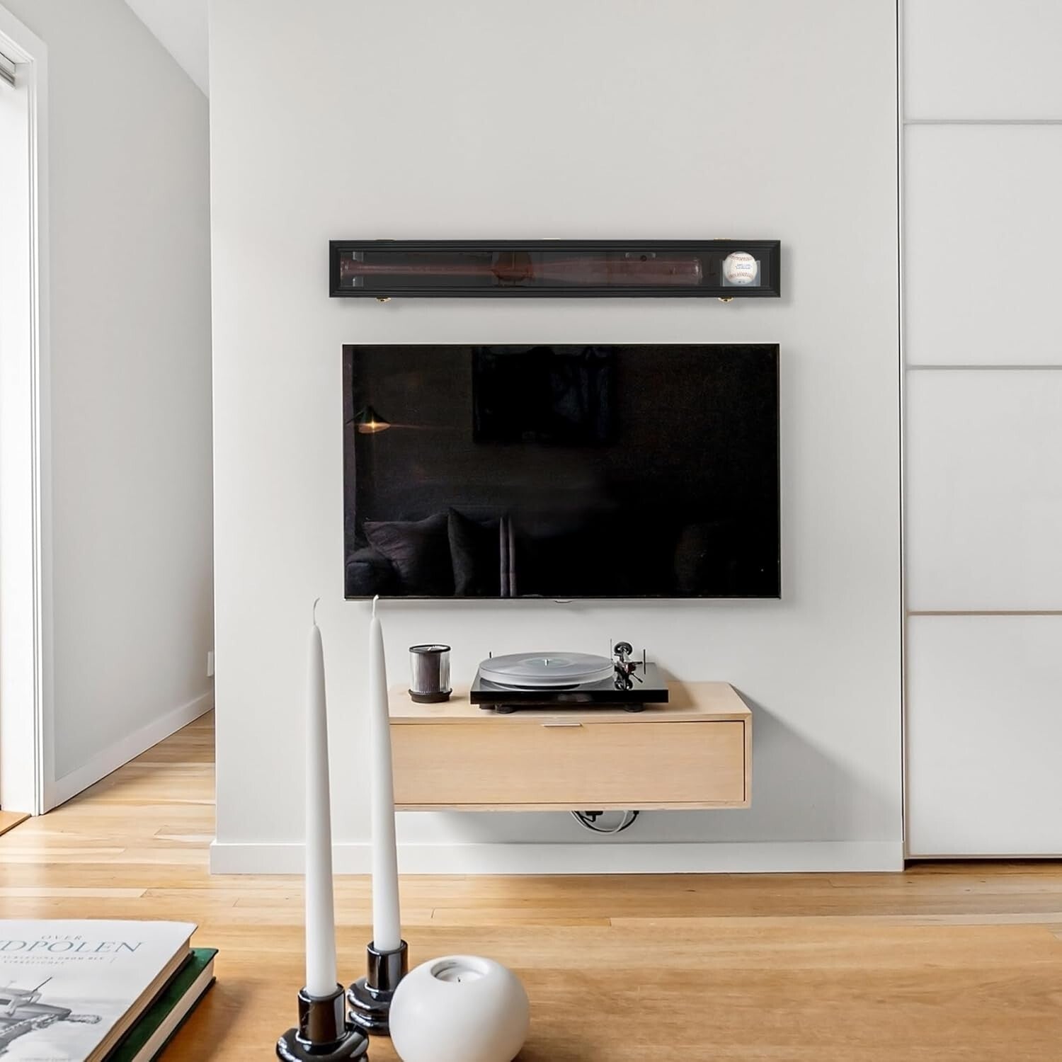 Premium Vertical or Horizontal Baseball Bat Case - 98% UV Protection & Hanger