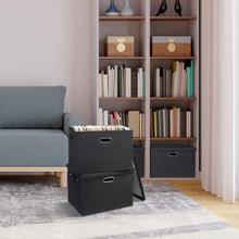 Load image into Gallery viewer, Versatile Stackable Storage Bins - 39L Decorative Boxes for Home Organization