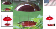Load image into Gallery viewer, Translucent 8oz Hummingbird Nectar Feeder with Ant Moat &amp; Easy-Refill Top