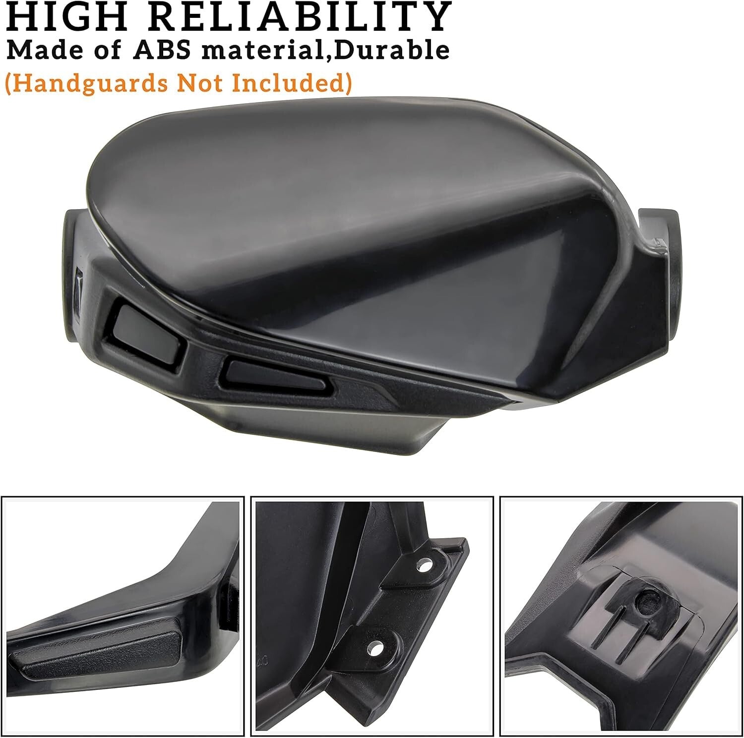 Stylish Black Handguards Protector Wind Deflector for All Can-Am Ryker Models