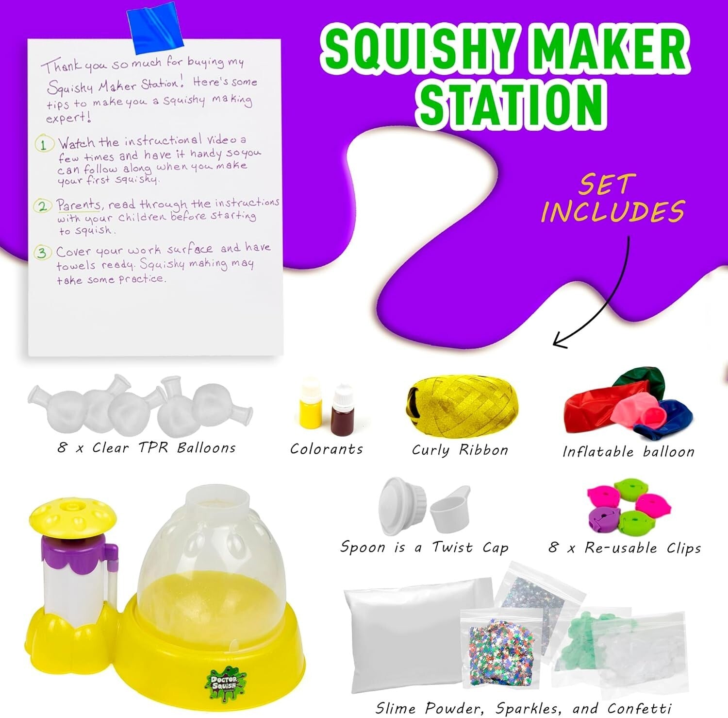 Exclusive Squishy Maker Station Kit - Create Custom Squishies & Craft Away!