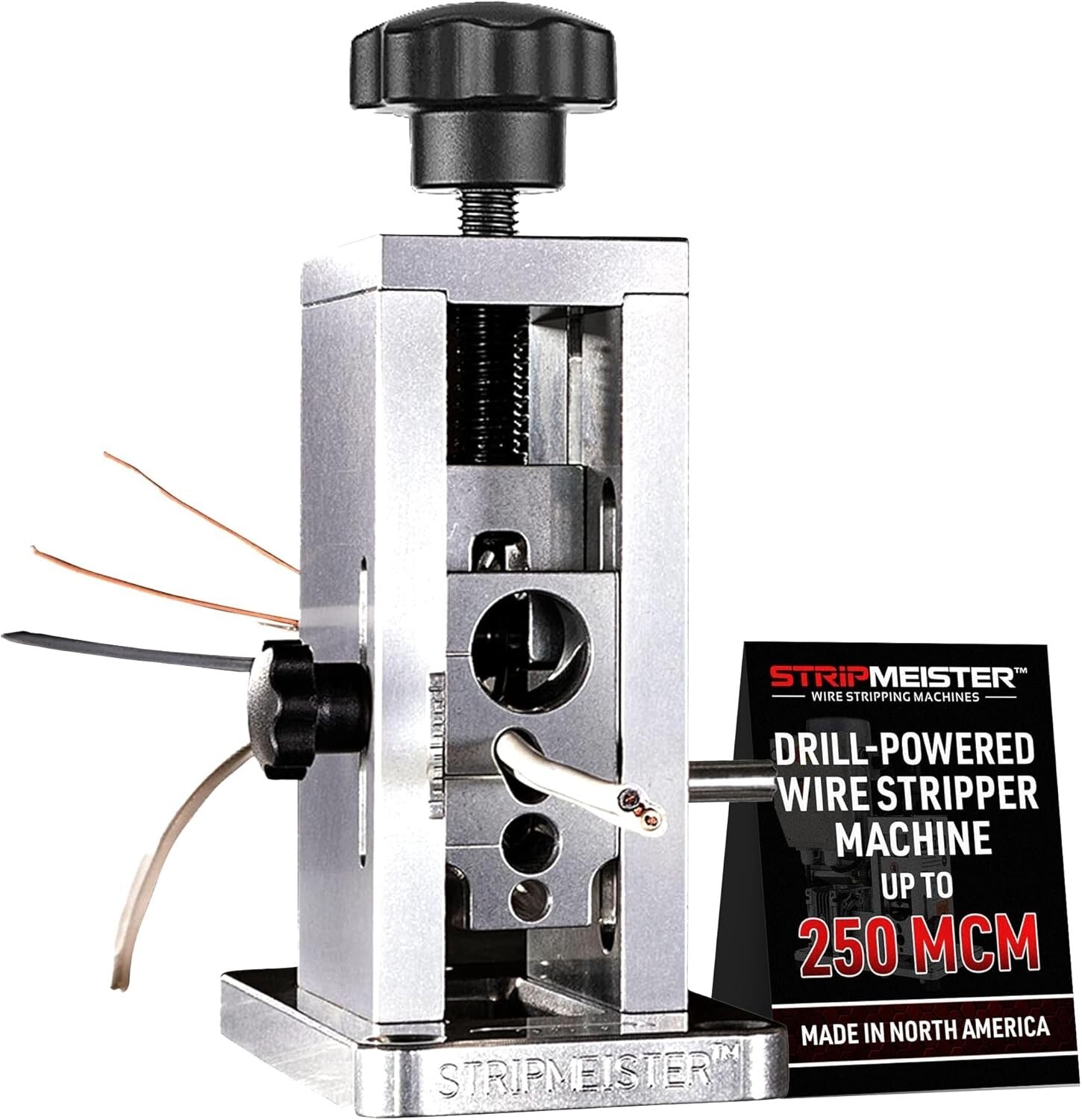 Drill-Powered Wire Stripper Machine - Efficient Tool for Copper & Electric Wires