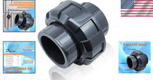 Load image into Gallery viewer, Reliable 4-Inch PVC Slip Union Adapter for Plumbing and Irrigation - Schedule 80