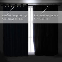 Load image into Gallery viewer, Elegant Lavender Blackout Curtain Panels - 96" Long, Ideal for Modern Home Decor