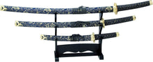 Load image into Gallery viewer, Collector's 40-Inch Katana Sword Set with Cord Wrapped Handle &amp; Display Stand