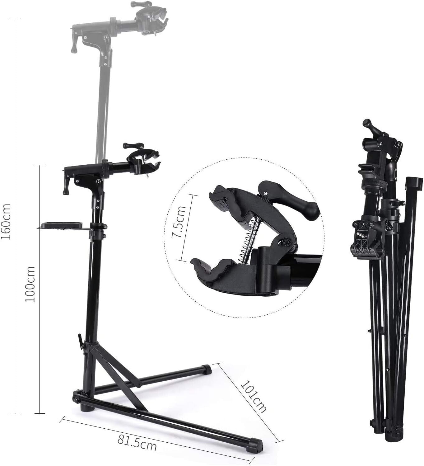 360° Rotating Bike Repair Stand - Adjustable Aluminum Alloy Maintenance Rack