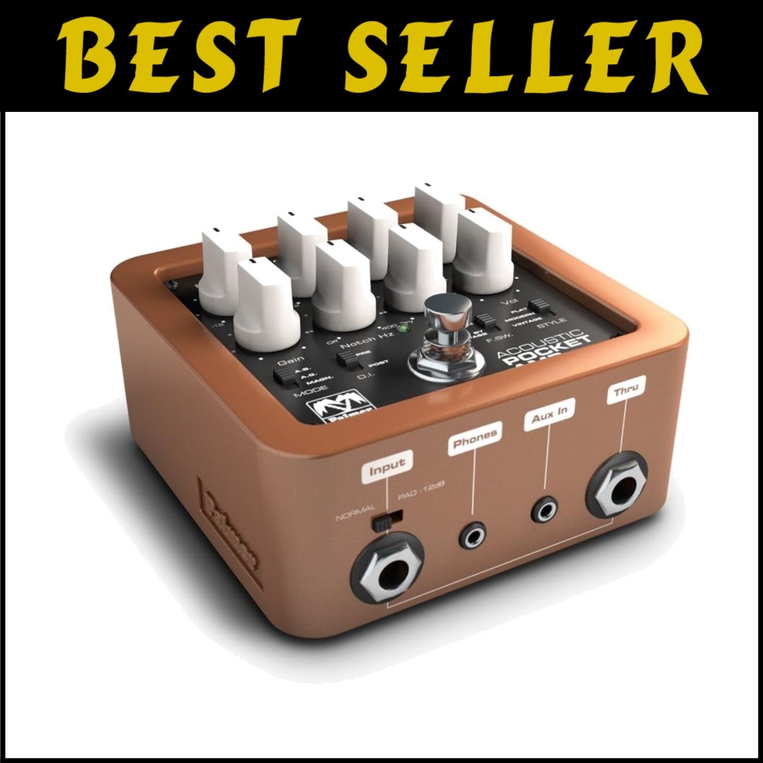 Acoustic Pocket Amp Preamp - Ultimate Sound Control for Guitarists and Bassists