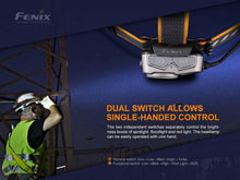 Load image into Gallery viewer, Versatile HP25R v2.0 Headlamp: 1600 Lumen Spotlight &amp; 400 Lumen Floodlight
