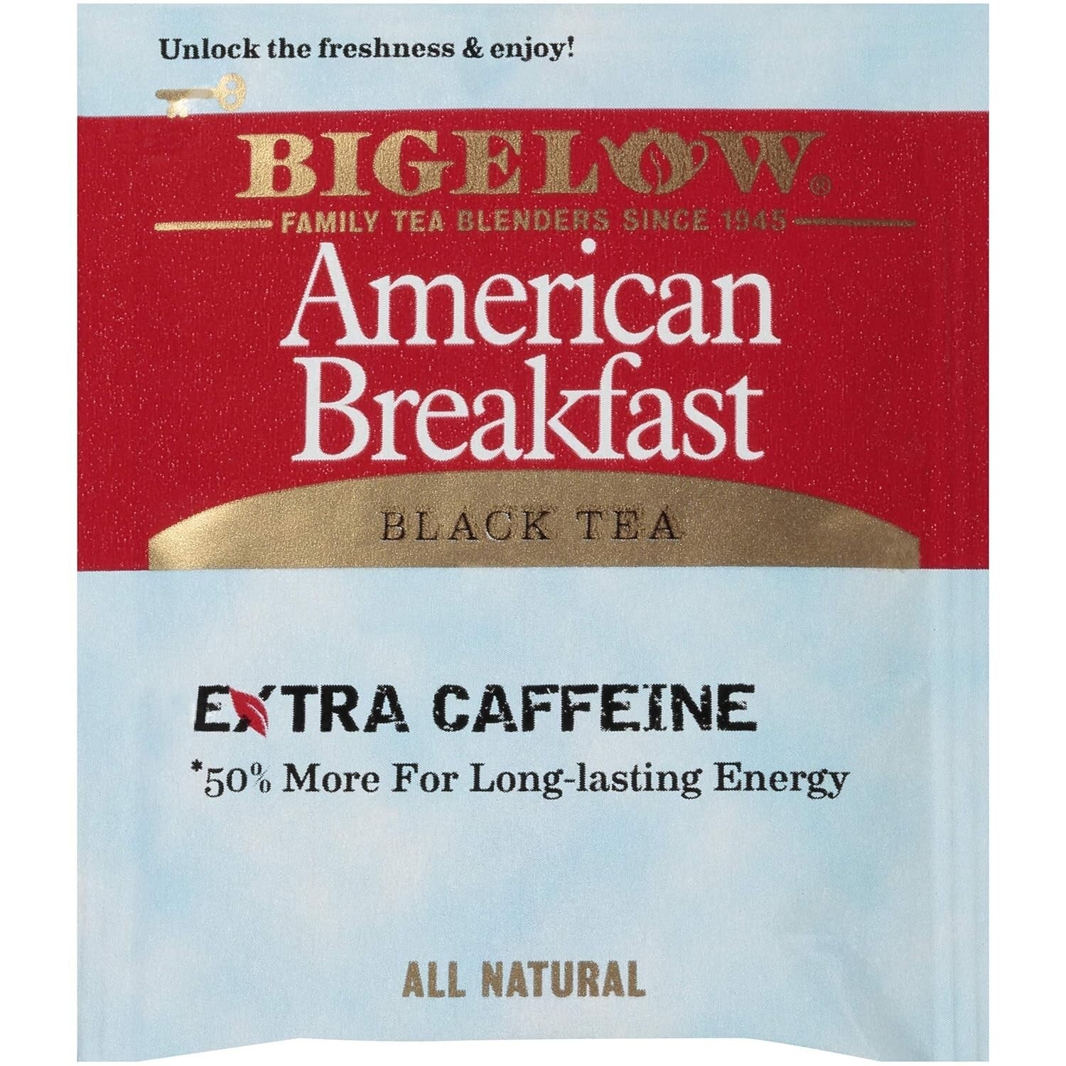 Bold American Breakfast Black Tea Bags - 12 Pack, 120 Caffeinated Bags Total