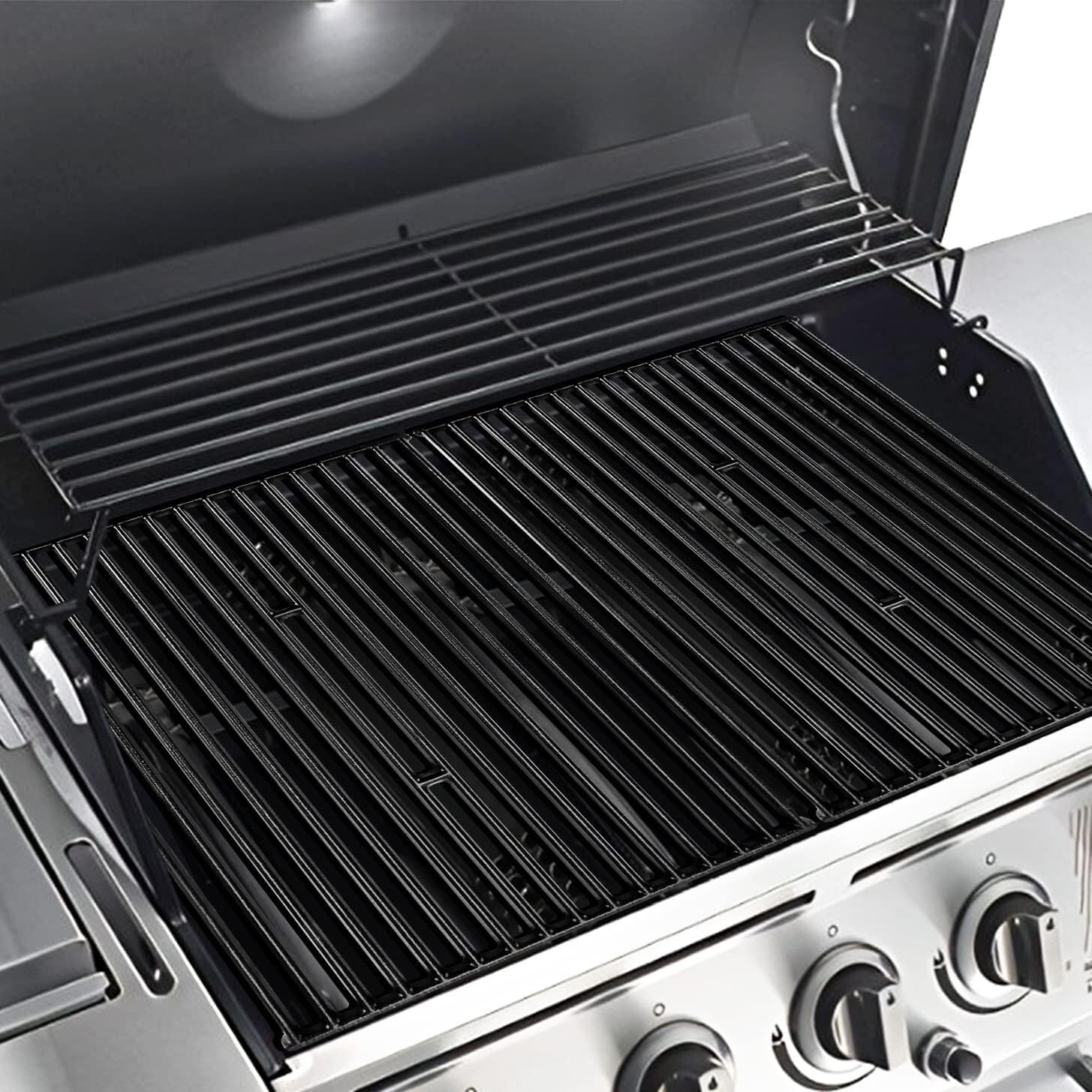 Broil King-Compatible 15" Cast Iron Grill Grates – 2 PCS for Superior Cooking