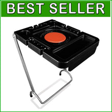 Load image into Gallery viewer, Ladder Accessory Project Tray with Magnetic Dish &amp; Tool Slots - 25 lbs Rating
