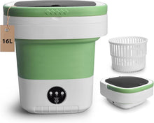 Load image into Gallery viewer, Foldable 3 Mode Mini Washer with Spin Basket – Perfect for Travel &amp; Apartments