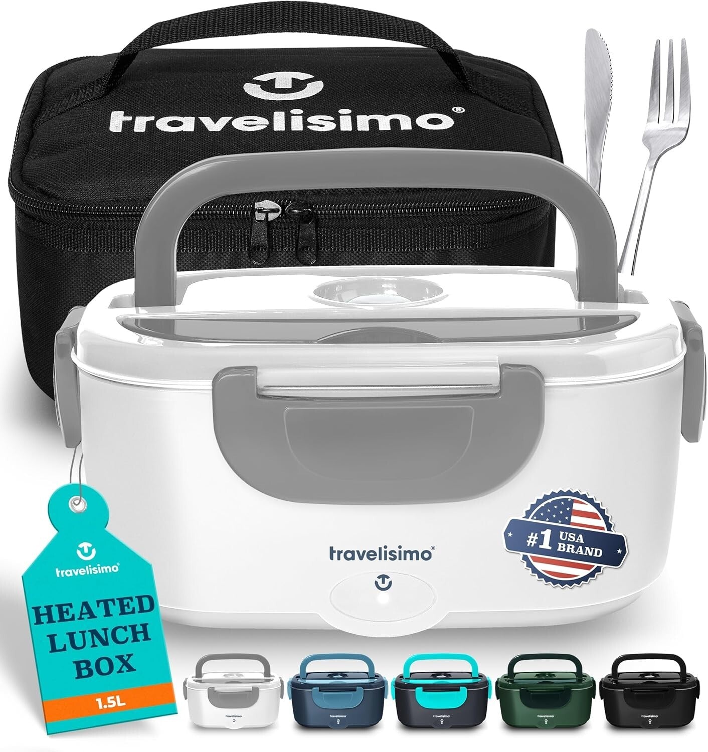 Versatile 80W Electric Lunch Box for Men & Women - Ideal for On-the-Go Dining