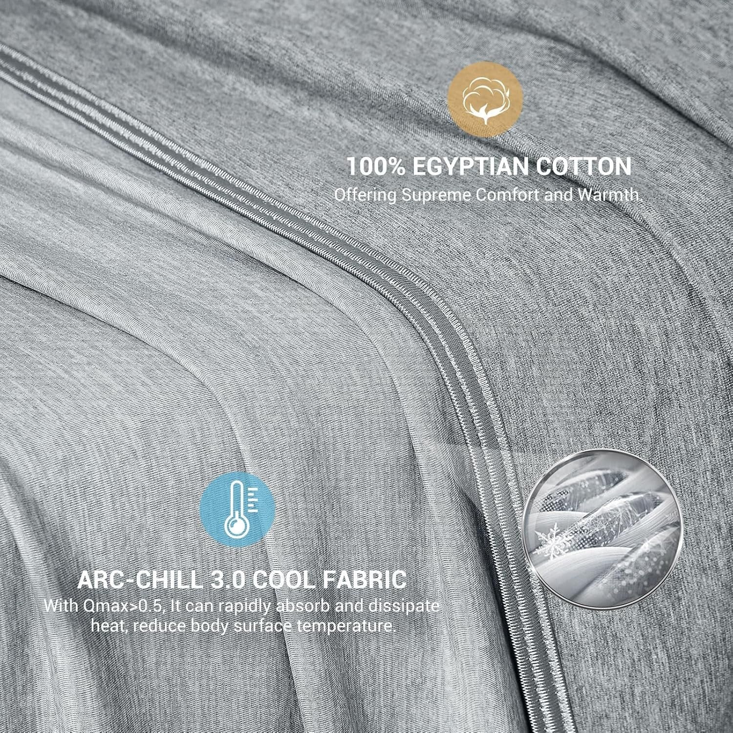 Double-Sided Arc-Chill Twin Blanket - Stay Cool All Night in Heavy Summer Heat