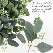 Load image into Gallery viewer, Mixed Eucalyptus Leaves 100 Pcs - Realistic Stems for DIY Wedding &amp; Home Decor