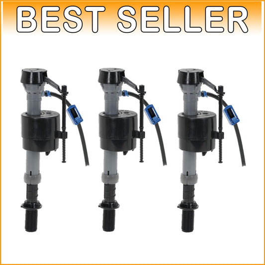 Efficient Universal Toilet Fill Valve 3 Pack - High Performance & Easy Install