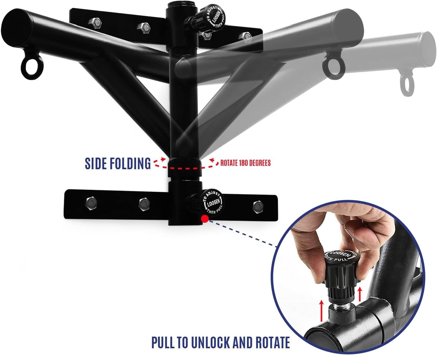 Premium Steel Punching Bag Hanger - Ideal for Indoor & Outdoor Use