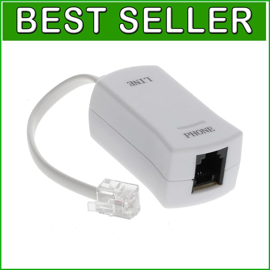 Universal DSL Filter for Clear Communication - 10 Ivory Pack, Easy Install