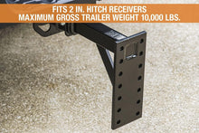 Load image into Gallery viewer, Versatile Black Pintle Hook Hitch Mount - 6 Position Adjustable with 14.5 Shank