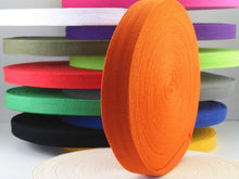 Load image into Gallery viewer, Soft &amp; Pliable Herringbone Tape - 1 Inch 100 Yards in 20 Beautiful Cotton Colors