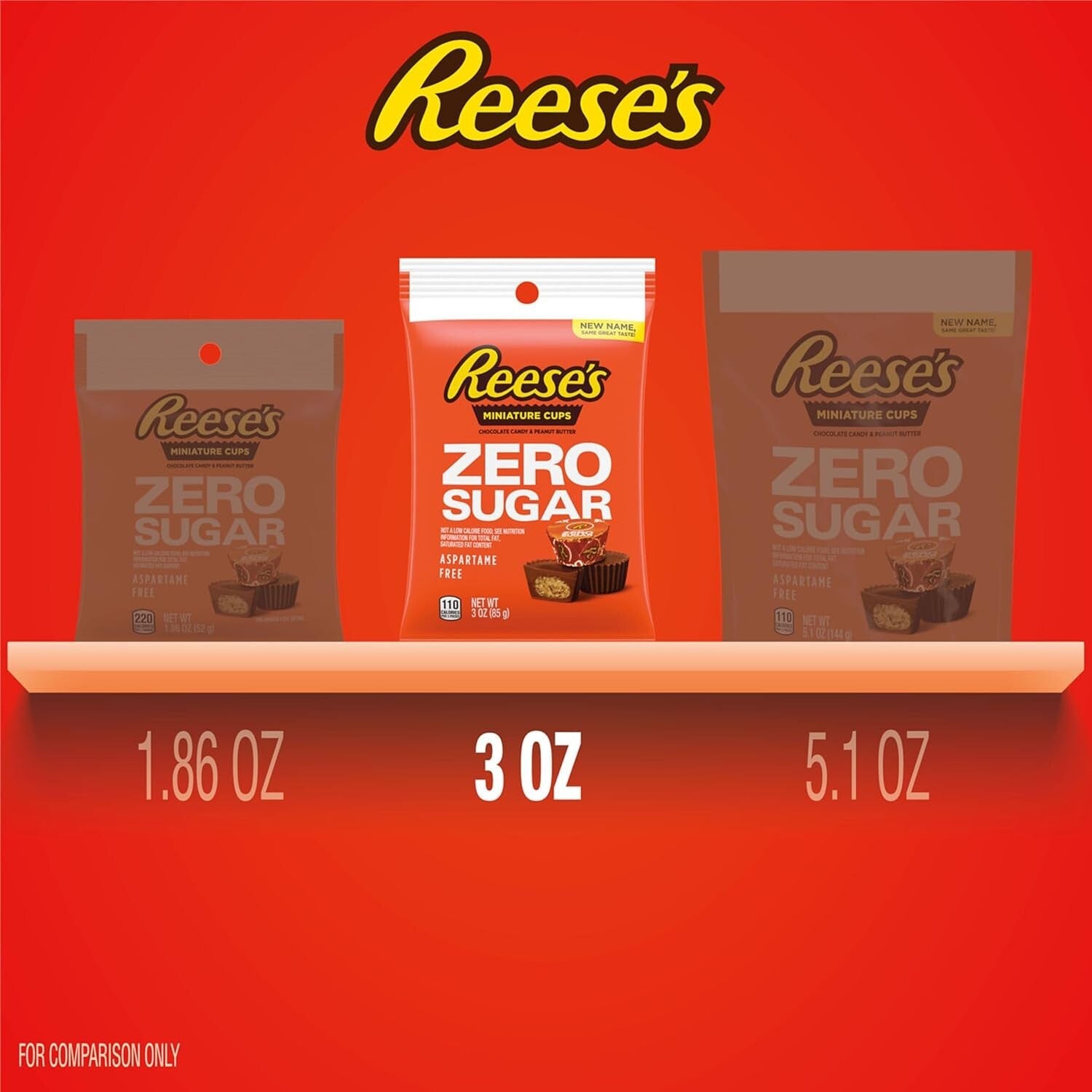 Deliciously Guilt-Free Zero Sugar Chocolate Peanut Butter Cups - 12 Count Bags