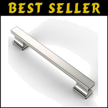 Load image into Gallery viewer, Stylish 20 Pack Brushed Satin Nickel Kitchen Drawer Pulls - Easy Installation