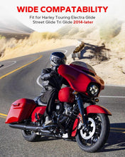 Load image into Gallery viewer, 4-Pcs Docking Hardware Cover Set for Harley Touring Models - Vivid Black Design