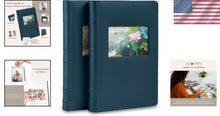 Load image into Gallery viewer, Versatile Navy Photo Album Set for 4x6 &amp; 5x7 Photos - Perfect Gift Package